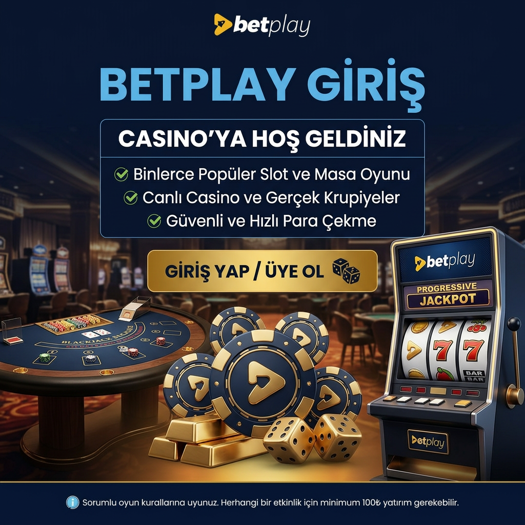 Betplay giriş ekranı ve casino karşılama bonusu